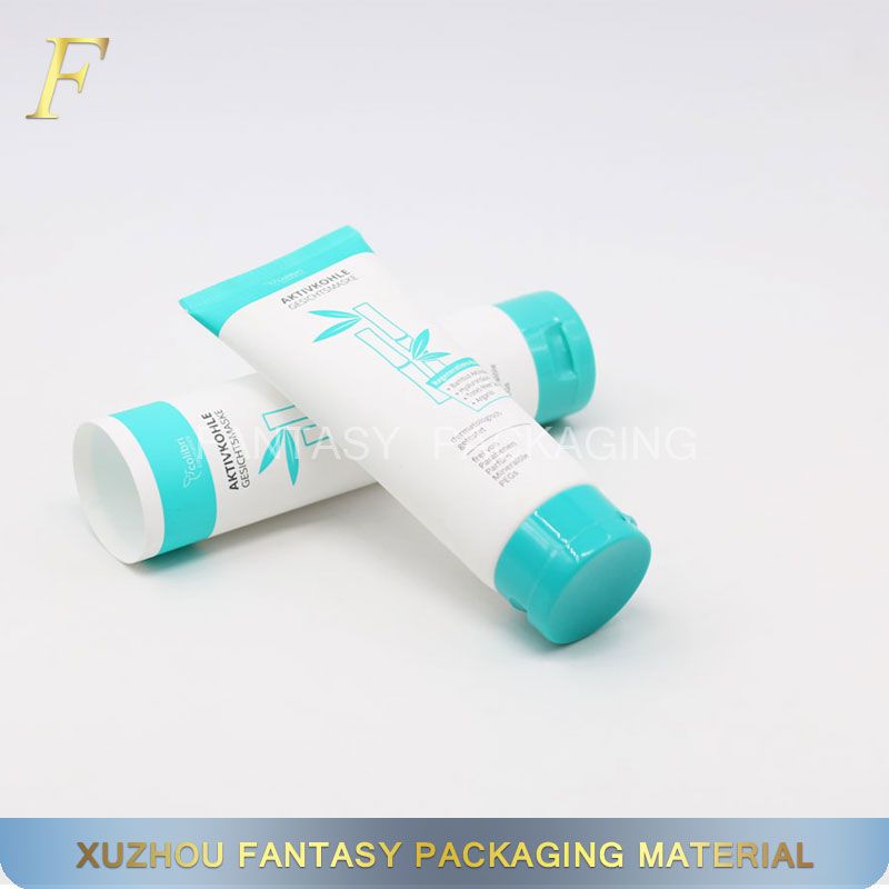 diameter 45mm 50mm matte fancy tube PE plastic hand cream cosmetic tube packaging with flip top cap