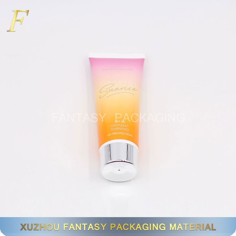 quality customized offset printing cosmetic tube soft plastic cream tube packaging with logo printing