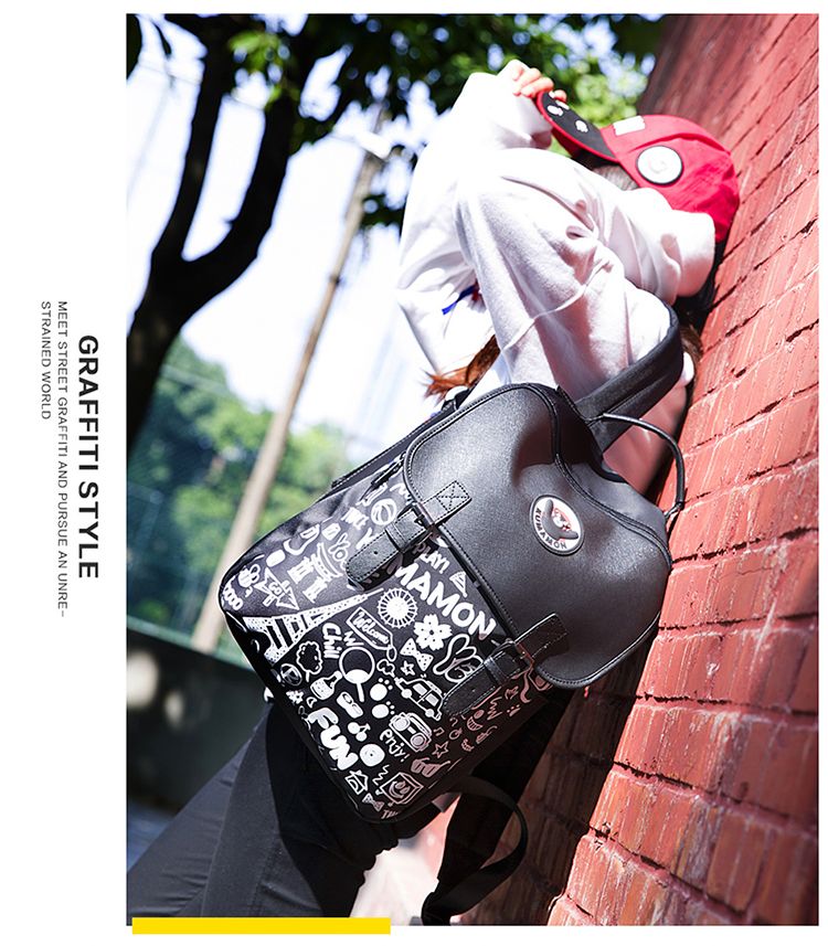 Xiong Ben bear backpacks female han version of the new female model of the new women's bag of women's backpack.