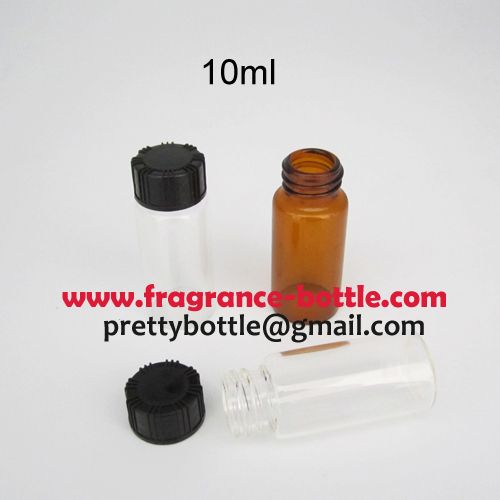 10ml glass bottle with screw top for pill packing