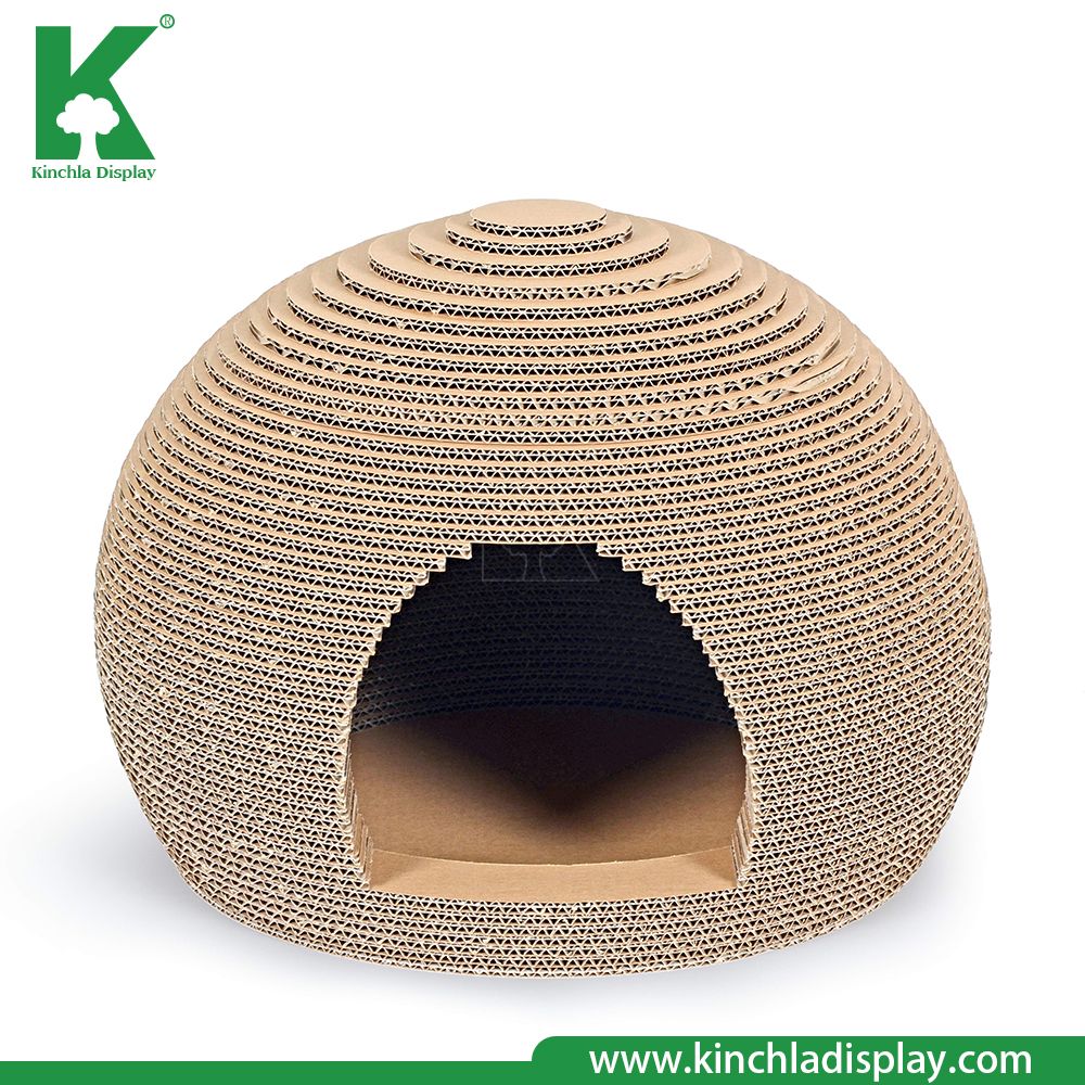 Kinchla 2018 China Wholesale Quality Pet Cage Corrugated Cat Scratcher House 