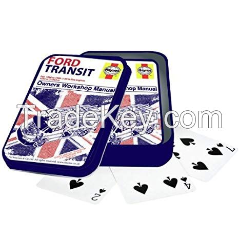 Playing cards tin box