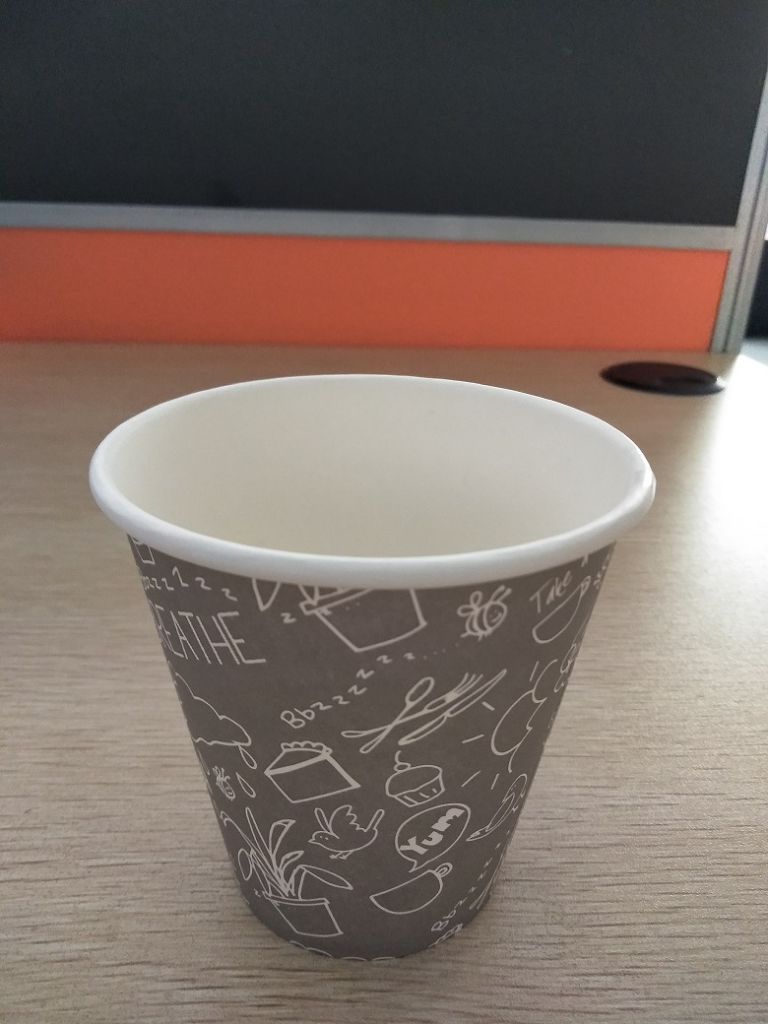 Custom Design Take Away Biodegraded Disposable Coffee Paper Cup