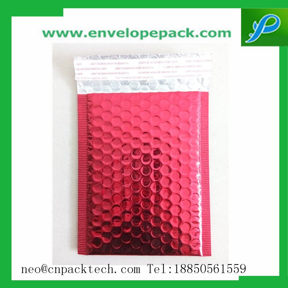 China Supplier Glamour Metallic Bubble Bags Bubble Cushioned Aluminum Foil Bubble Packaging