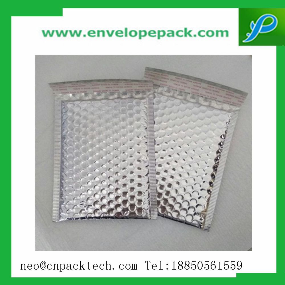 Metallic Bubble Padded Envelopes With Customized Pringting, Size And Color