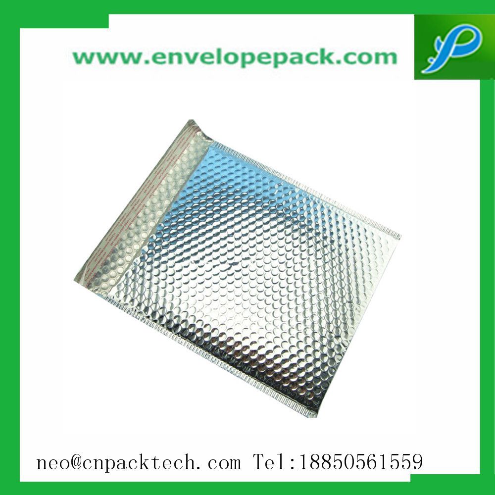 Metallic Bubble Padded Envelopes With Customized Pringting, Size And Color