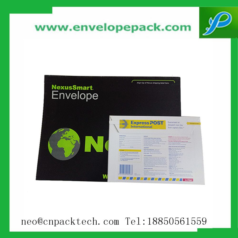 Custom Wholesale Cardboard Envelopes Carrier Bags Paperboard Mailing Packaging
