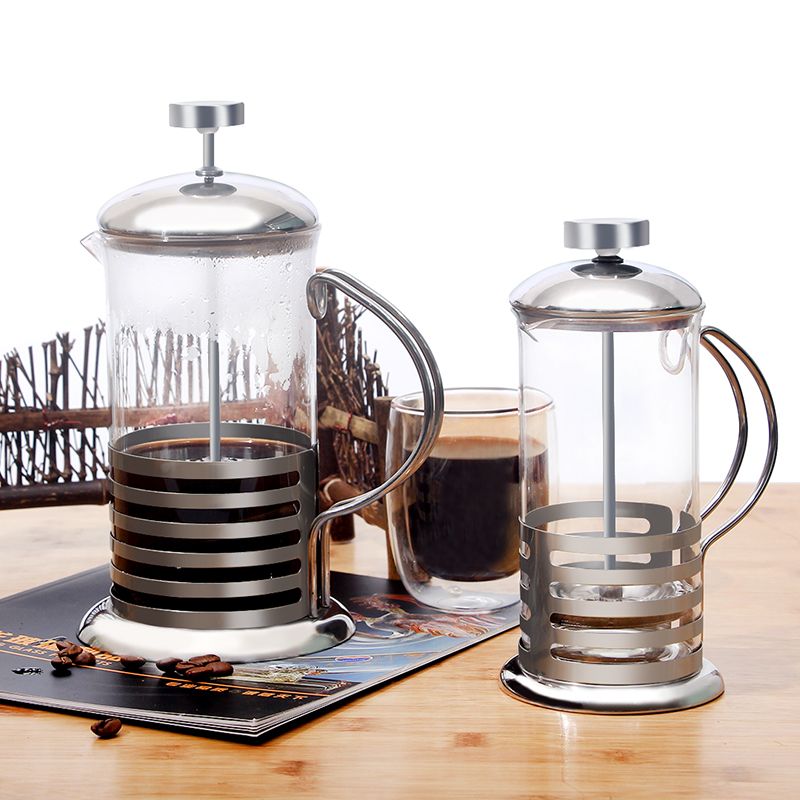 Heat-tempered borosilicate glass French Press/ coffee maker