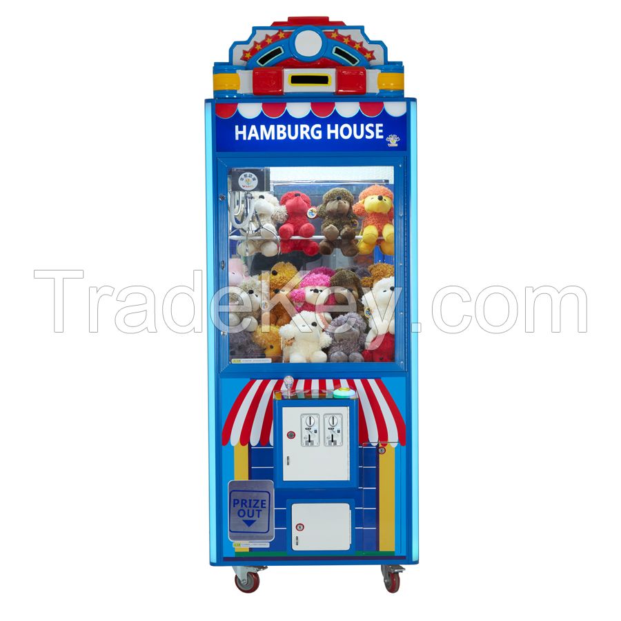 Cheap price colorful prize vending game giant claw crane machine