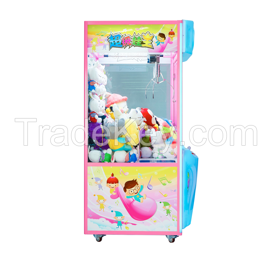 Hot sell good quality toy crane claw machine, claw crane machine manufacturer
