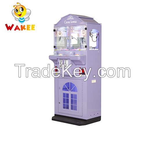 Popular kids mini toy claw crane machine for sale