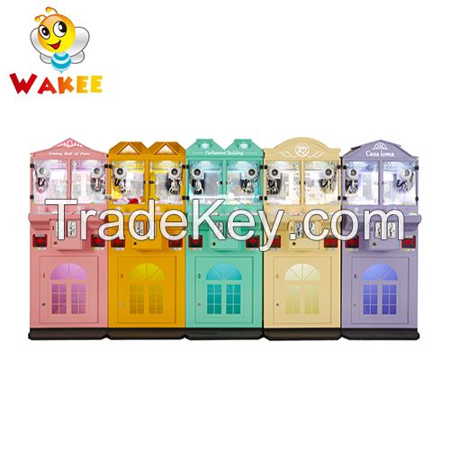 Popular kids mini toy claw crane machine for sale