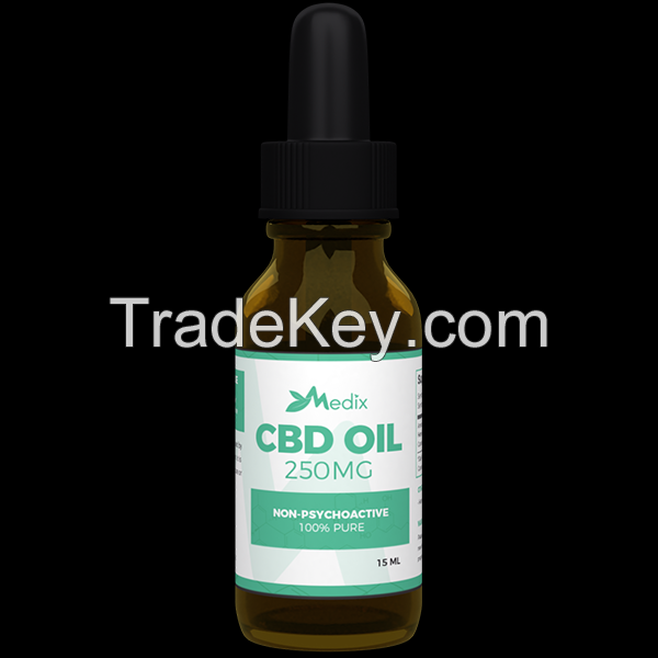 Medix CBD Oil 250mg â THC Free, Specially for Health Consensus