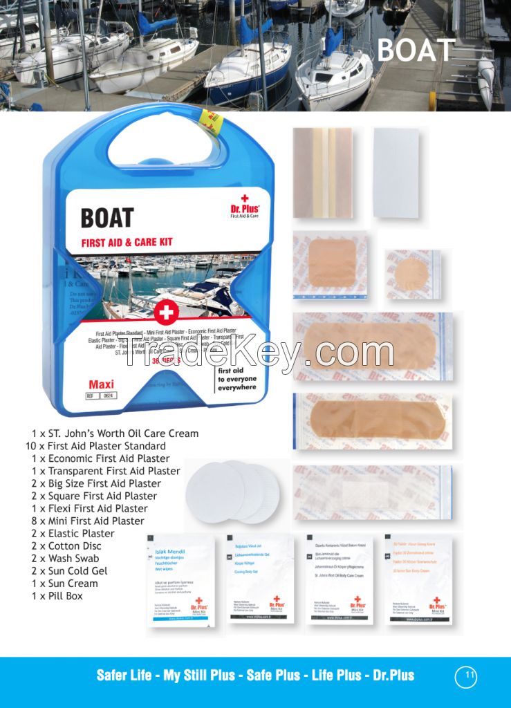 Dr Plus MiniKit  BOAT           First Aid&Care Kit     36 Pieces