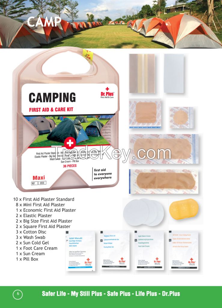 Dr Plus MiniKit  CAMPING           First Aid&Care Kit     36 Pieces
