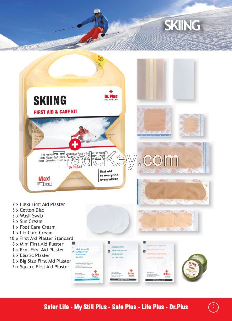 Dr Plus MiniKit  SKIING           First Aid&Care Kit     36 Pieces