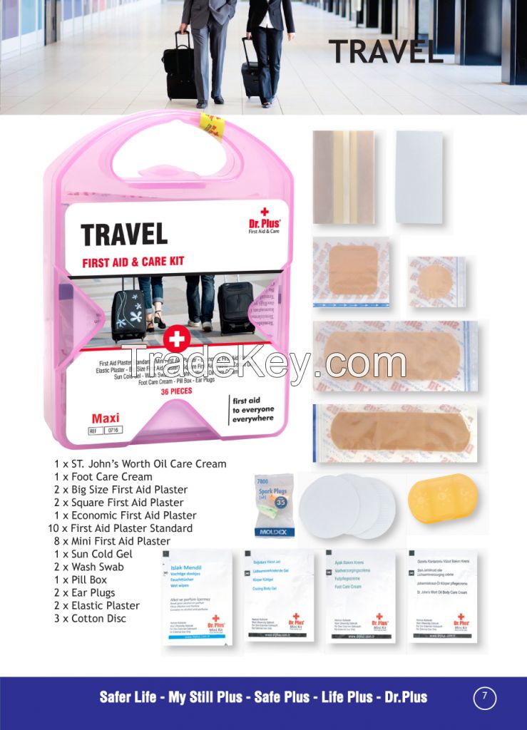 Dr Plus MiniKit  TRAVEL           First Aid&Care Kit     36 Pieces