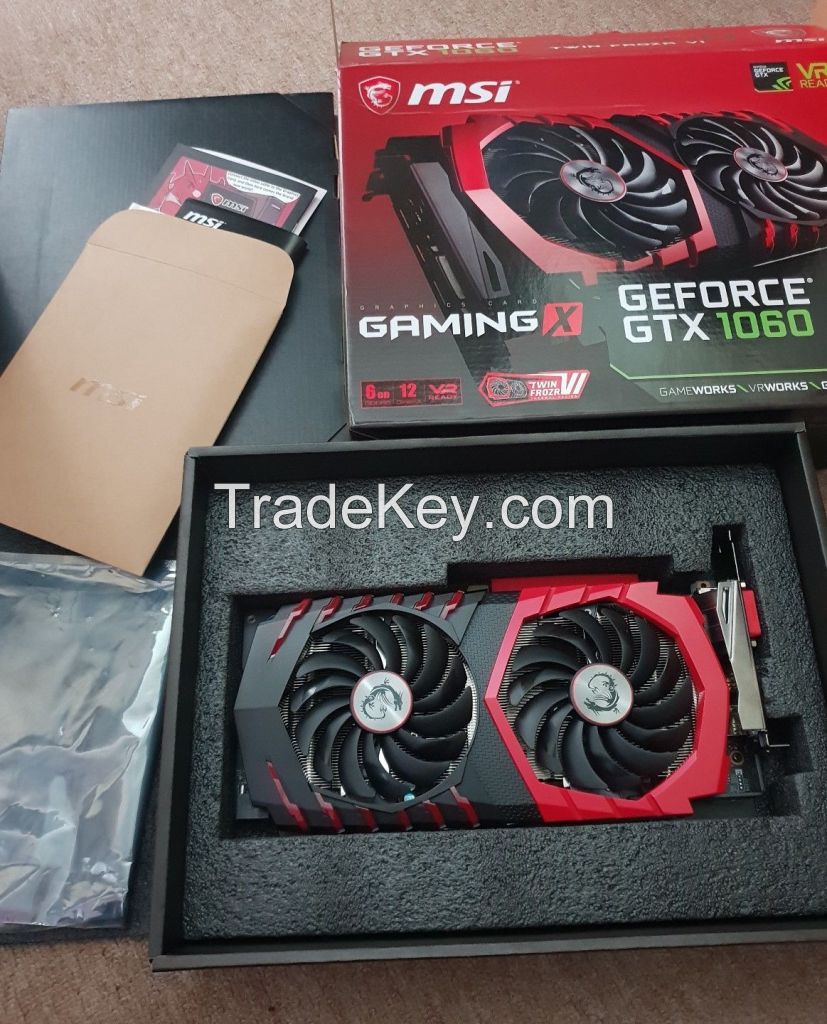 2018 MSI Gaming X Nvidia Geforce GTX 1060 6GB Graphics Card