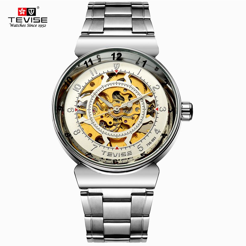 man watch stainless steel back watch man automatic mechanical watches