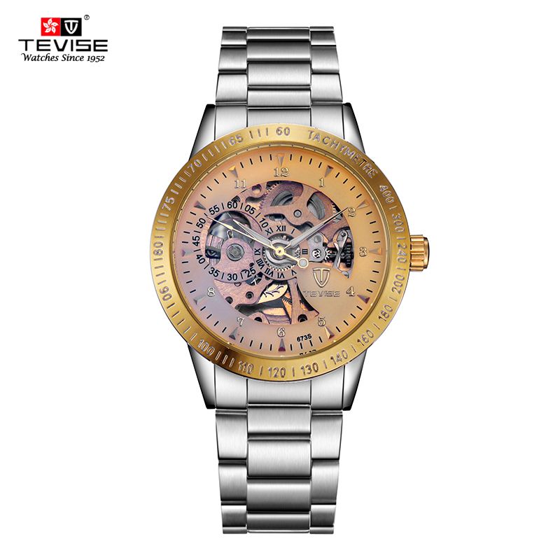 man watch stainless steel back watch man automatic mechanical watches