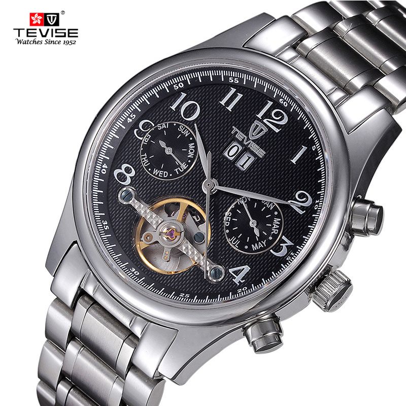 3atm water resistant stainless steel watch back military watch wholesale watch