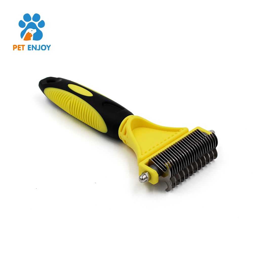 5 Handle Option Pet Grooming Brush Double Sided Dog Cat Brush Stainles