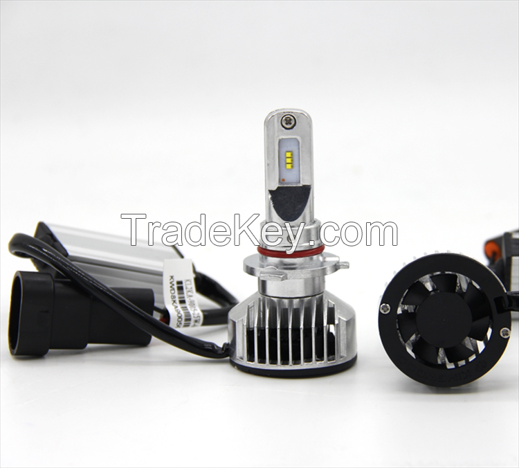 5000LM 6300K Pure White H1/H7/9005/9006 LED Auto Headlight Car LED Headlamp