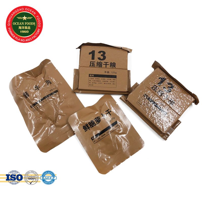 Emergency Food Military Mre Ration Pack Biscuits Menu