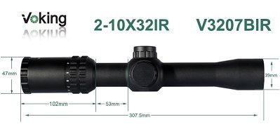 Hunting Scope 2-10x32 Ir Magnifier Scope With Your Own App