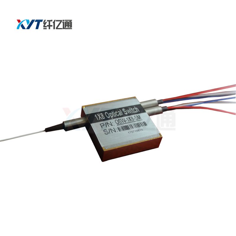 Mini 1Ã8T Mechanical Fiber Optical Switch