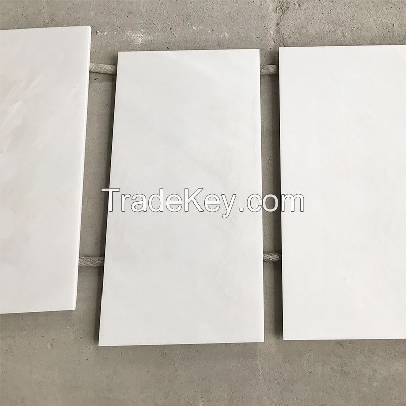Chinese hot sale white marble floor tiles