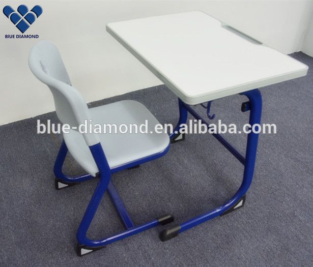 School single desk with chair for student