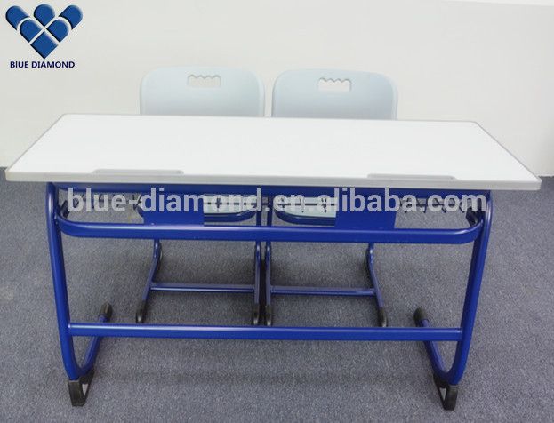 School double desk chair student school furniture study table chair set