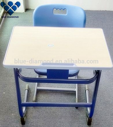 Factory cheap economical easy single desk and chair