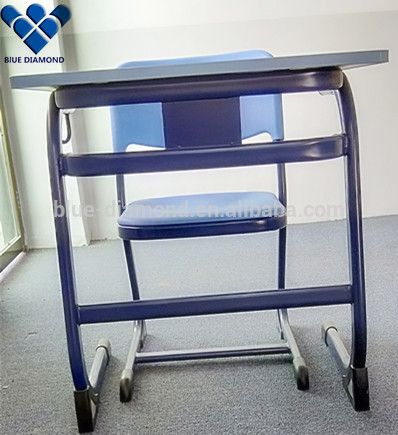 Factory cheap economical easy single desk and chair