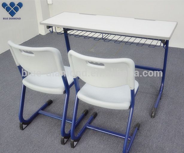 School double desk chair student school furniture study table chair set