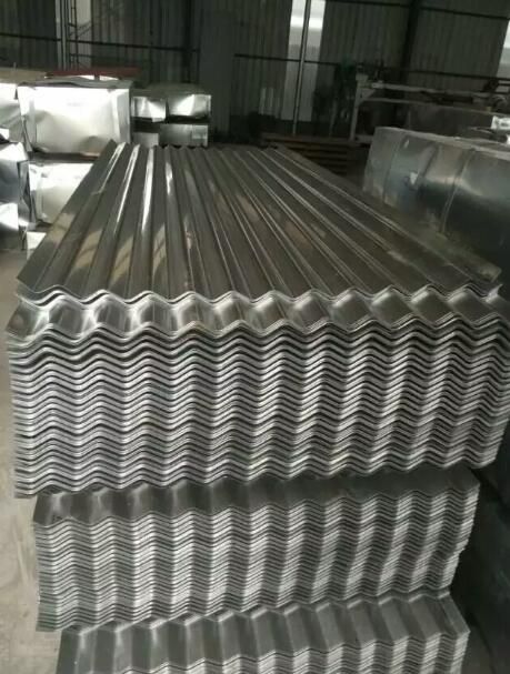 Zero Spangle Galvanized Steel Sheet, Corragated Galvanised Steel Gi Roof Sheet / Plate