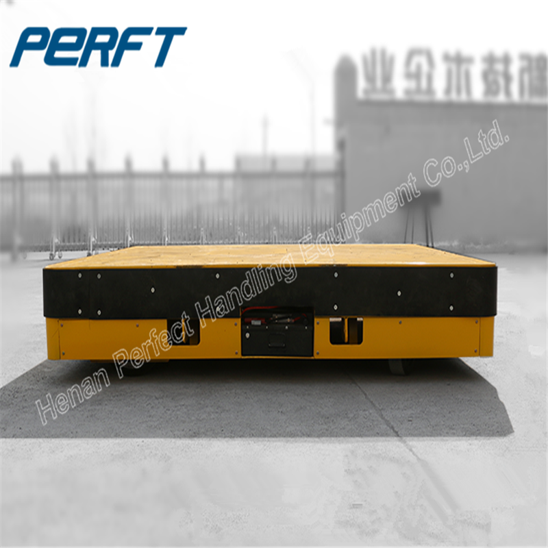 Heavy Duty Electric Trackless Transfer Cart Material Handling Equipment For Industry Used In Warehouses