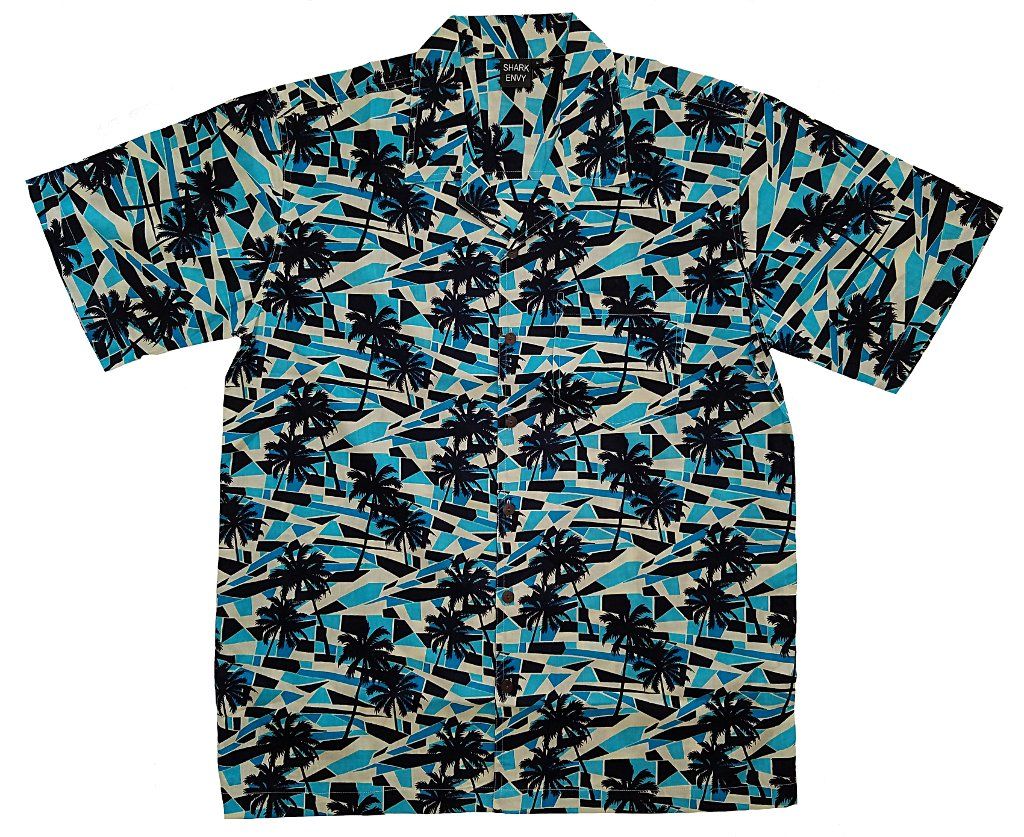 Men's Hawaiian Shirt 100% Cotton # 5513