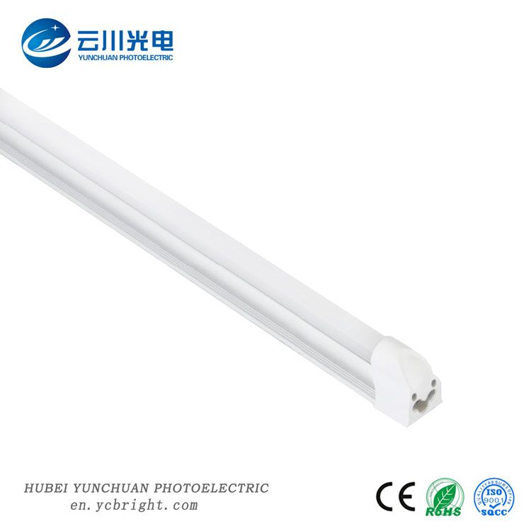 9W T8 Intergrated LED Tube Light, 600mm, SMD2835, PC Cover, Internal Driver