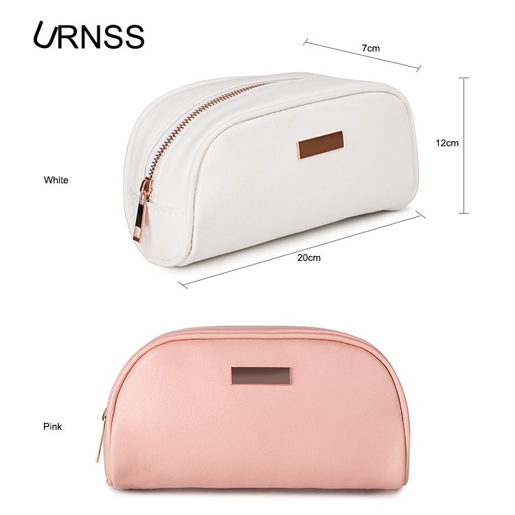 Wholesale customized large women Handy Cosmetic Pouch PU Makeup Bag