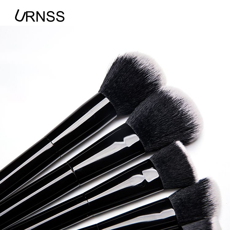 wholesale black white makeup brush set 11pieces