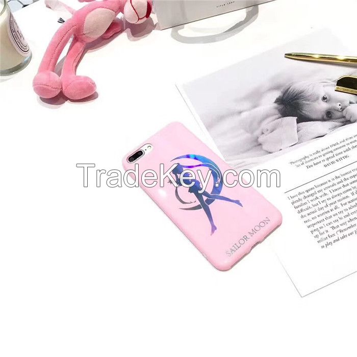 Holographic TPU anti shock anti slip phone case for iPhone Customize your design to the cell phone shell