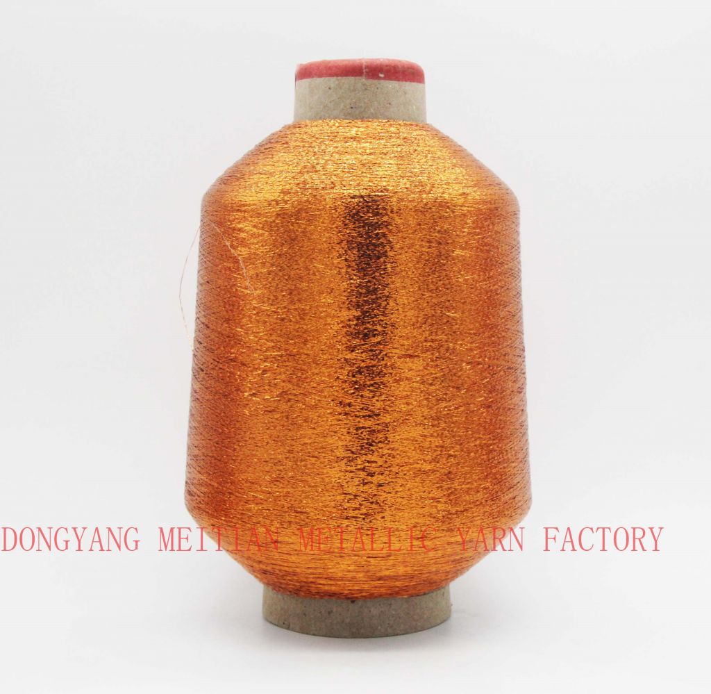 Mx Type Metallic Yarn Gold Rulex Thread For Knitting