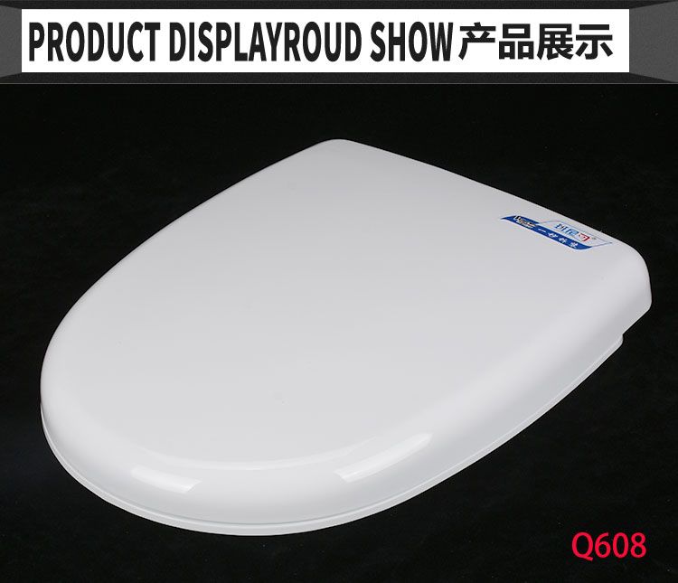 MS Q608 U shape PP material soft close lift off toilet seat