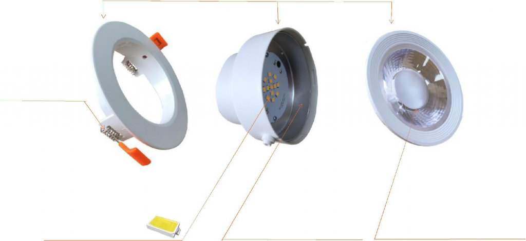 Rotatable LED  Ceiling Lamp