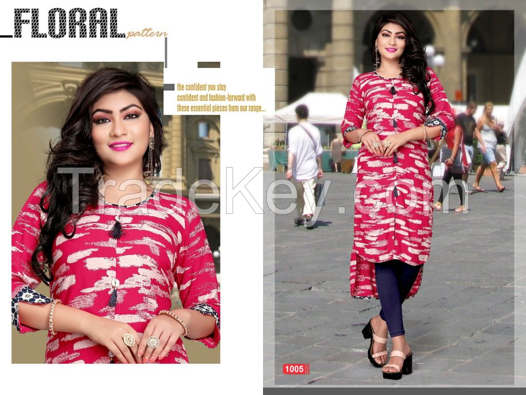 Ladies kurties , Gown