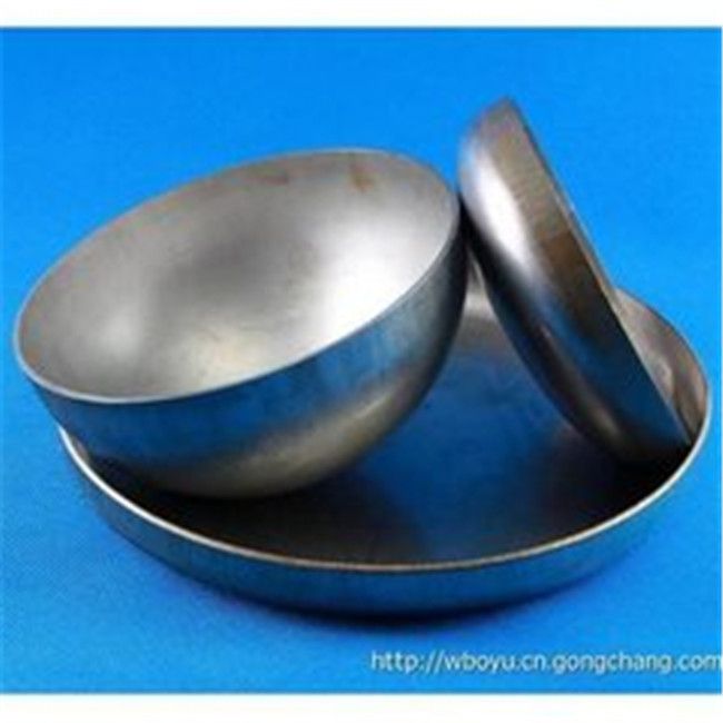 stainless steel hemisphere steel head flat head pipe fitting