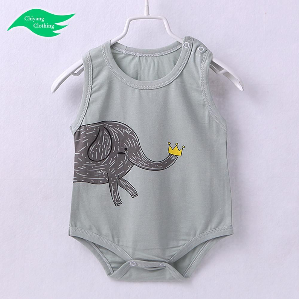 CYFOREVER hot sale knitted fabric 100% cotton baby romper