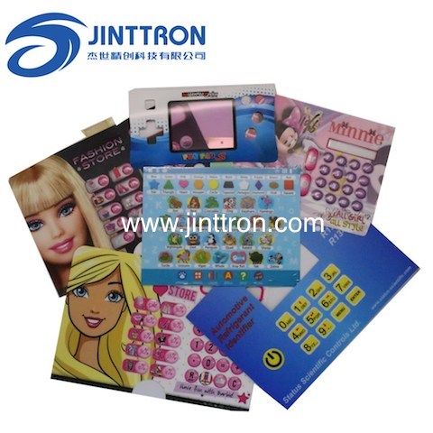 Digital/offset printing graphic membrane overlay sticker label 